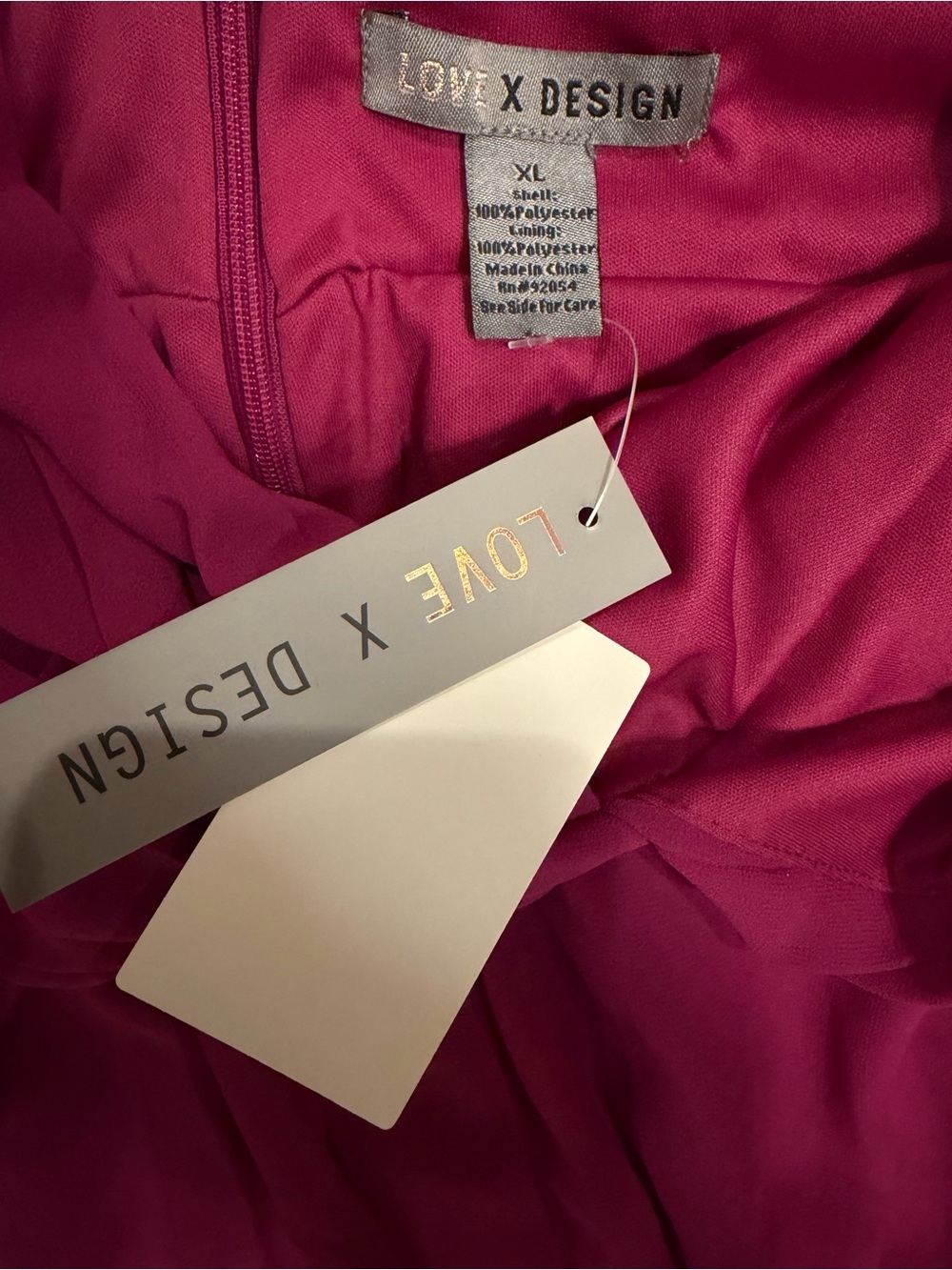 NWT Love By Design Deep V Plunge Dress - Picture 5 of 6